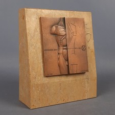 Scultura Placca Bronzo