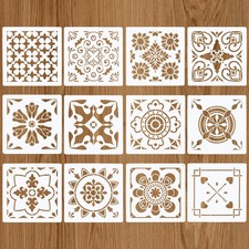 12 stencil per decorazione di