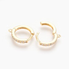 1coppia base orecchini a