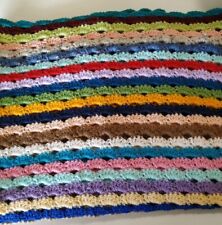 Coperta uncinetto, copertina ,coperta fatta a mano, coperta arcobaleno