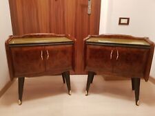 Coppia Originali Integri Comodini mobili tavolini Vintage, anni 60.Buoni condizi
