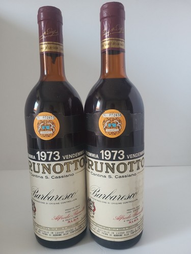 Barbaresco 1973 prunotto - 1973, due