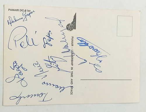 Pelé pepe zagallo autografi - pelé,