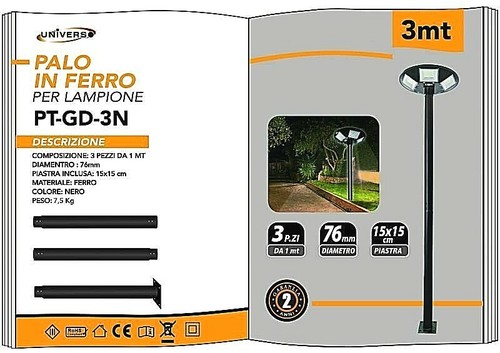 Palo ferro nero per - palo,