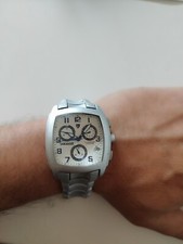 Lancaster Men’s Chronograph Watch 0205 Aluminum Case W/ Date Rare.