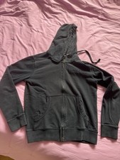 FELPA CAPPUCCIO USATO UOMO BLU