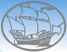 Pannello decorativo. Nave