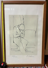 QUADRO Innocente Salvini - Uomo appisolato - pda