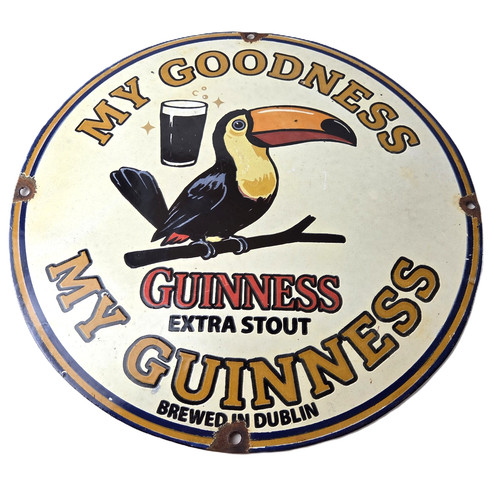 Insegna vintage birra guinness - insegna,