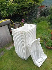 Cassetta Plastica Pvc Impilabile Agricola Forata per Raccolta Olive