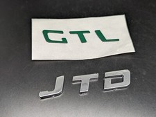 COMPATIBILE FIAT JTD LOGO SIGLA EMBLEMA FREGIO STEMMA SCRITTA TARGHETTA BADGE