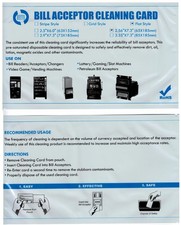 Schede di pulizia validatore