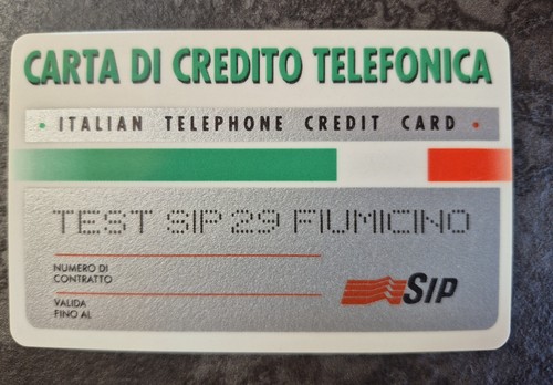 Scheda telefonica rara - telefonica,