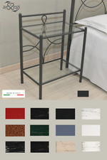 Comodino in ferro battuto Marianne