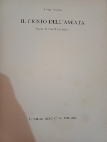 Arrigo petacco cristo dell - arrigo,