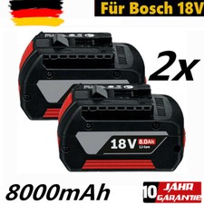 2x Batteria 8Ah per Bosch 18V