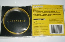 Braccialetto LIVESTRONG originale - Lance Armstrong - Giallo - TAGLIA ADULTO (XXL)