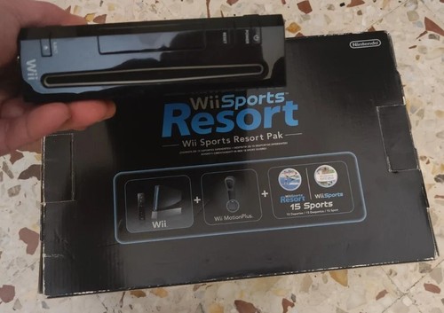 Nintendo wii black - nintendo, black-