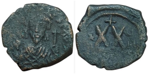 Byzantine phocas demi follis - byzantine,