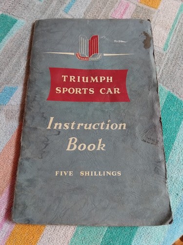 Triumph tr2 tr3 libretto - tr2,