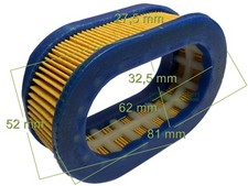 Filtro aria per motosega Hecht