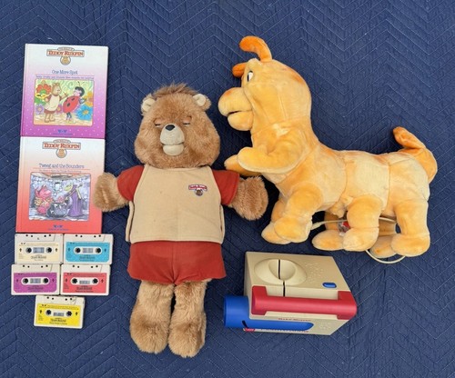 Lotto teddy ruxpin vintage - ruxpin,