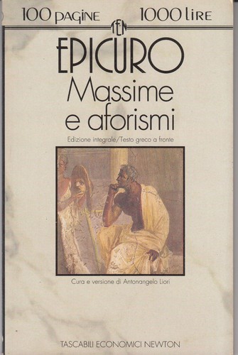 Epicuro massime aforismi - epicuro., e