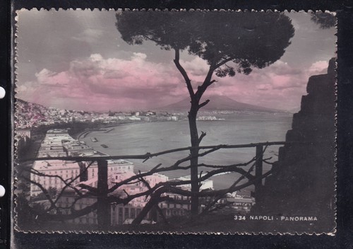 Cartolina napoli panorama - napoli,
