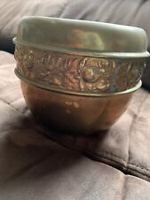 Cache Pot Porta Vasi Ottone Stampato