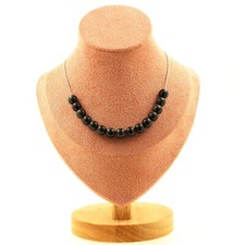 Collana 15 Perle Ossidiana