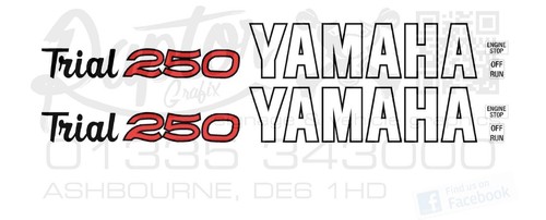 Yamaha ty250 adesivi - yamaha,