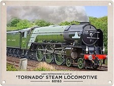 Targa acciaio locomotiva a - acciaio,