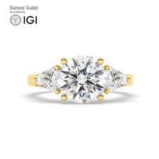 Anello Trilogy Solitario Tondo