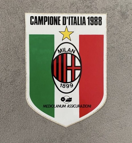 Sticker adesivo milan campione - sticker,