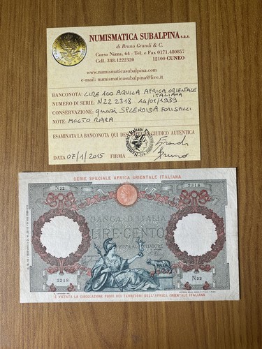 Africa orientale italiana lire - italiana,