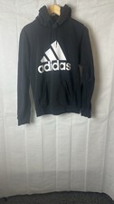 Felpa Adidas nera grande logo