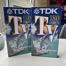 2 x TDK - VIDEOCASSETTE VHS -
