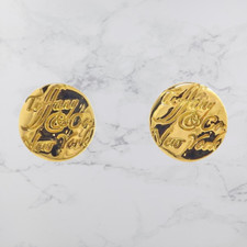 Orecchini a perno tondo