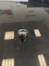 Anello uomo Con  pietra nera