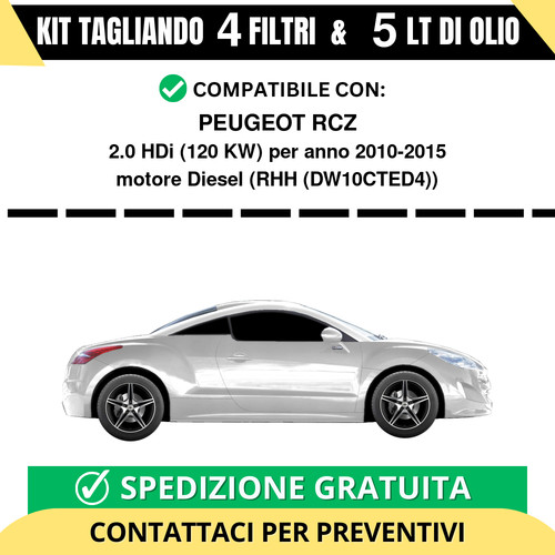 Tagliando per peugeot - per, 2.0