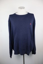POLO RALPH LAUREN MAGLIONE VINTAGE UOMO TG XXL WEATER MAN COTONE