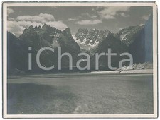 1940 ca DOLOMITI - Lago di LANDRO - Gruppo del CRISTALLO - Foto 24x18 cm