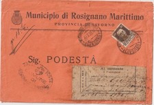 ITALIA 1935 LETTERA DA