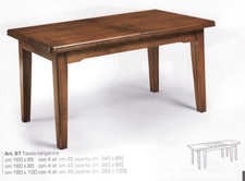TAVOLO ARTE POVERA ALLUNGABILE