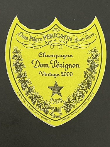 Une étiquette champagne - étiquette, de