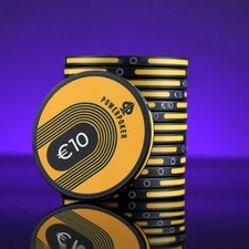 25x PowerPoker SIN CITY CASH GAME ceramica poker chips ceramica poker chips gettoni