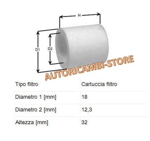60657348 filtro metano gas - 60657348,