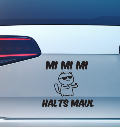 Adesivo auto sticker - mi,