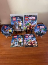 Lotto/Bundle 2 Giochi Lego Jurassic World e Lego Marvel Super Heroes PS3