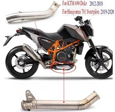 Silenziatore tubo mid link modificato scarico moto adatto per KTM Duke 690 2013-2020